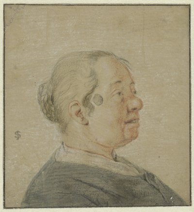 Buste van een vrouw, naar rechts in profiel door Cornelis Dusart (possibly)