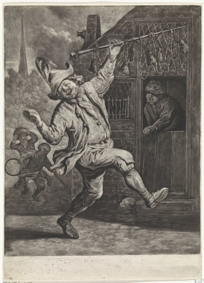 De likdoornsnijder, ca. 1700 door Cornelis Dusart