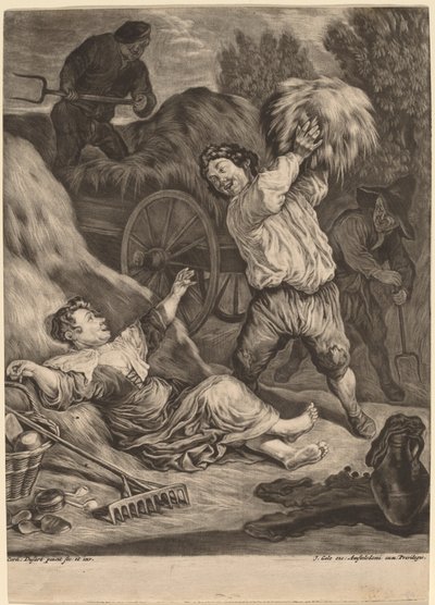 Juli door Cornelis Dusart