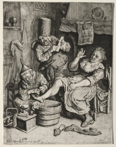 La Ventouse, 1695 door Cornelis Dusart