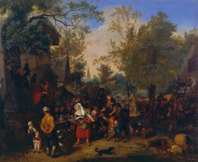 De kwakzalver door Cornelis Dusart