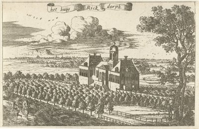 Landhuis te Rijksdorp door Cornelis Elandts