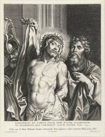 Christus aan het volk getoond (Ecce Homo) door Cornelis Galle (I)