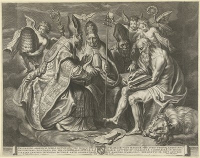 De vier kerkvaders door Cornelis Galle (I)