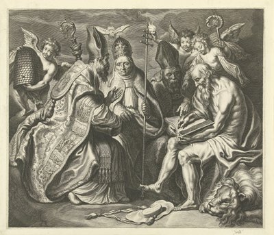 De vier kerkvaders door Cornelis Galle (I)
