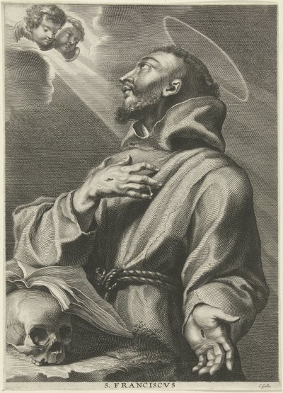 H. Franciscus van Assisi door Cornelis Galle (I)