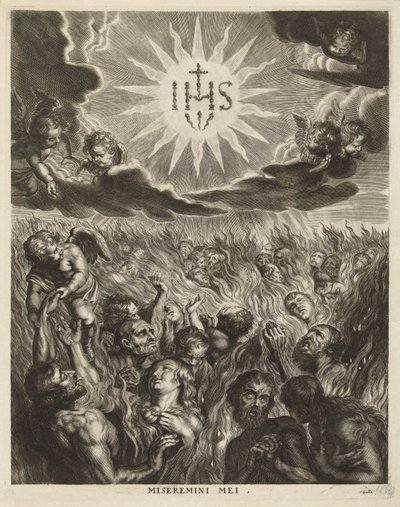Mensen in het vagevuur door Cornelis Galle (I)