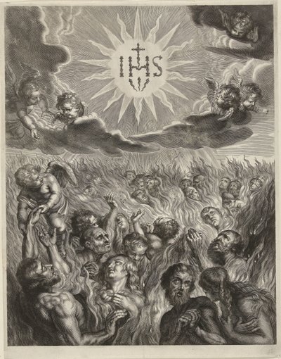 Mensen in het vagevuur door Cornelis Galle (I)