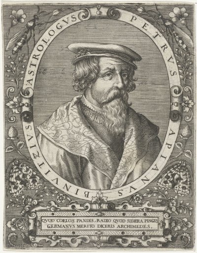 Portret van Petrus Apianus door Cornelis Galle (I)