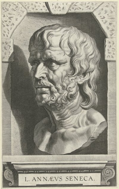 Portretbuste van Seneca door Cornelis Galle (I)