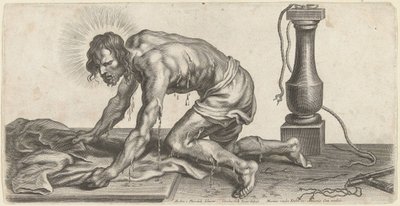 Christus na de geseling door Cornelis Galle (II)