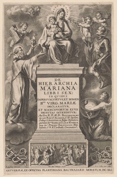 Tronende Maria met Kind door Cornelis Galle (II)