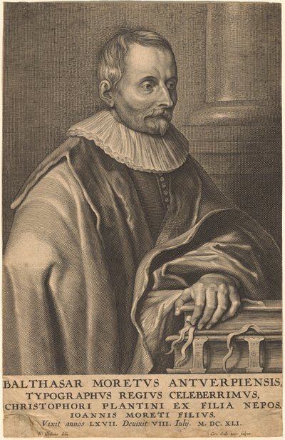 Balthasar Moretus van Antwerpen door Cornelis Galle I
