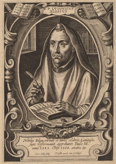 Louis de Blois door Cornelis Galle I