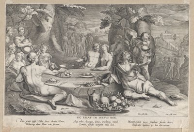 De zondigheid van de mensheid, eind 16e-begin 17e eeuw door Cornelis Galle I