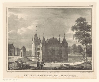 Kasteel Bulgersteyn door Cornelis Gerrit Verburgh