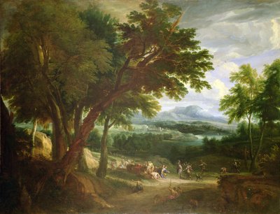 David en Abigail door Cornelis Huysmans