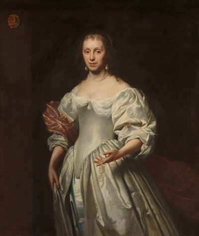 Portret van Cornelia Craen van Haeften (1622-1678) door Cornelis Janssens van Ceulen (II) (attributed to)