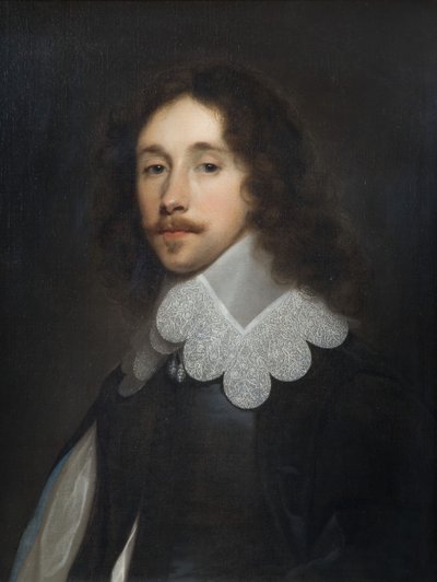 Portret van Lucius 2e Burggraaf Falkland door Cornelis Janssens van Ceulen