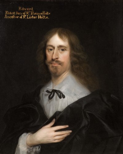 Portret van Edward Holte, 1636 door Cornelis Janssens van Ceulen