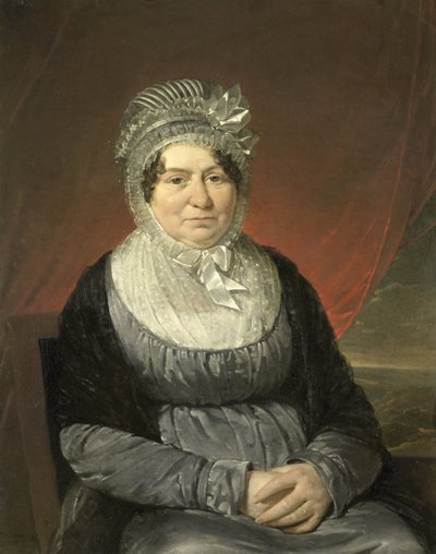 Mevrouw Brak-Haskenhoff door Cornelis Kruseman (signed by artist)