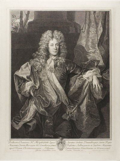 Portret van Henning Meyercron door Cornelis Martinus Vermeulen