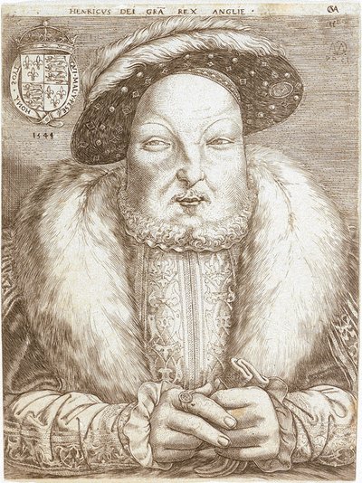 Hendrik VIII van Engeland door Cornelis Massys