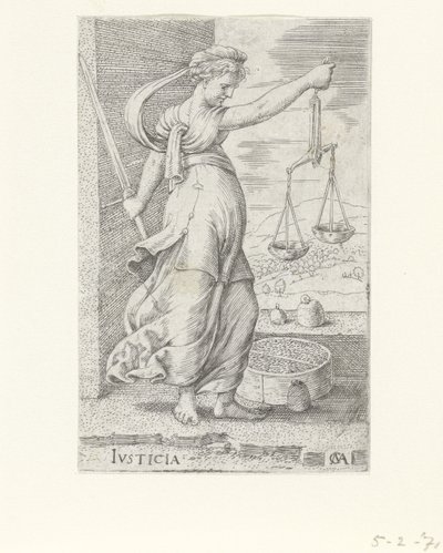 Justitia Gerechtigheid door Cornelis Massys