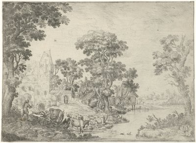Terugkomst van de jager door Cornelis Matthieu
