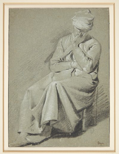 Zittende vrouw door Cornelis Pietersz Bega
