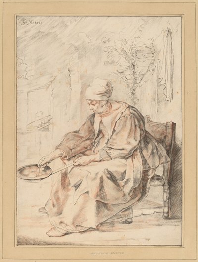 Pannenkoekvrouw door Cornelis Ploos van Amstel