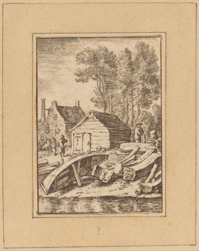 Scheepswerf door Cornelis Ploos van Amstel