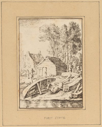 Scheepswerf door Cornelis Ploos van Amstel