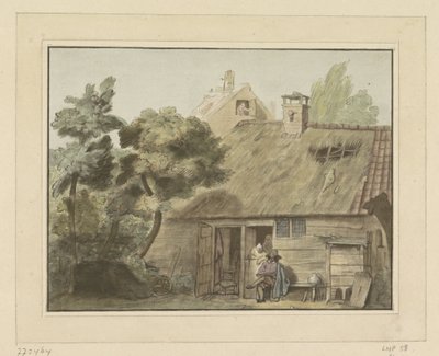 Tekenaar voor boerderij door Cornelis Ploos van Amstel