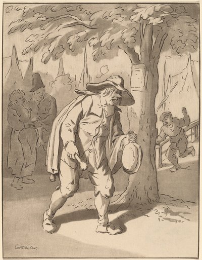 Stadsomroeper door Cornelis Ploos van Amstel