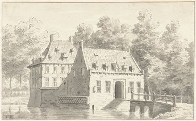 Het Huis te Druten in Gelderland door Cornelis Pronk
