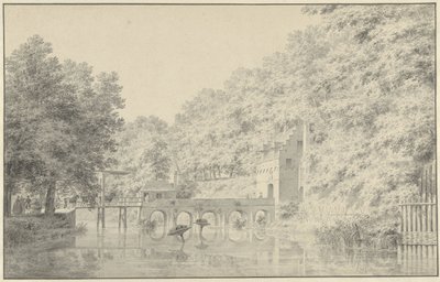 Poort van het kasteel te Buren door Cornelis Pronk