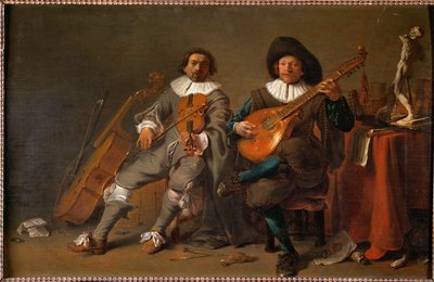 Het Duet (met zelfportr door Cornelis Saftleven