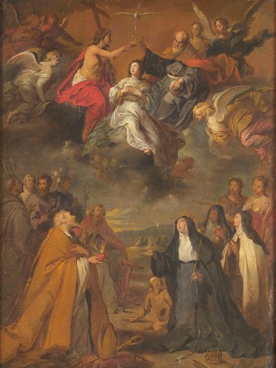 De kroning van de Maagd door Cornelis Schut