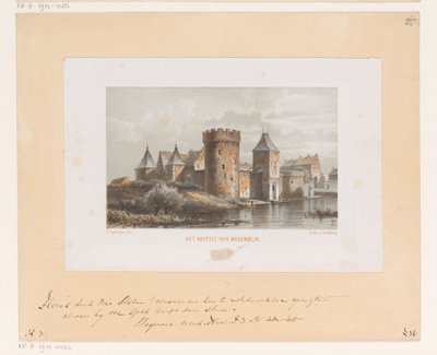Kasteel van Medemblik door Cornelis Springer