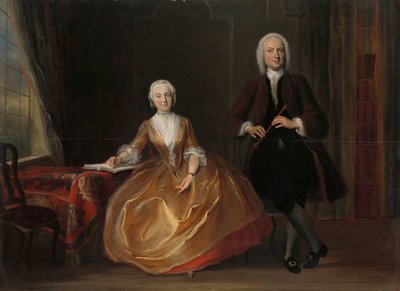 Een paar maakt muziek door Cornelis Troost