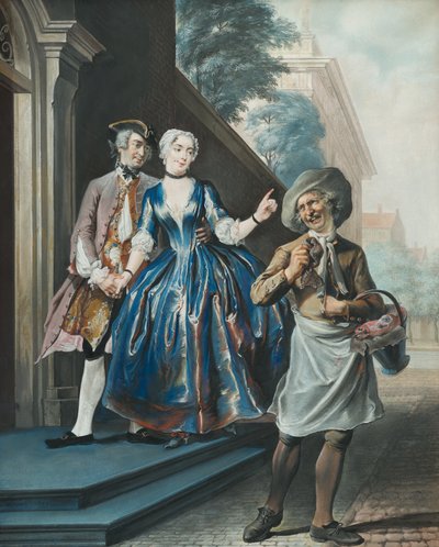 Pefroen en het Schapenkop, 1739 door Cornelis Troost