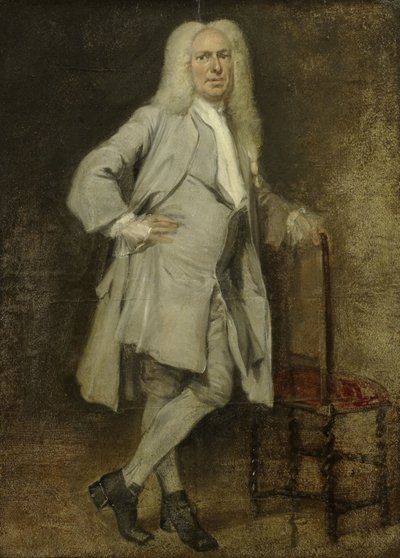Portret van Jan Lepeltak, Houthandelaar in Amsterdam, Regent van het Aalmoezeniersweeshuis door Cornelis Troost