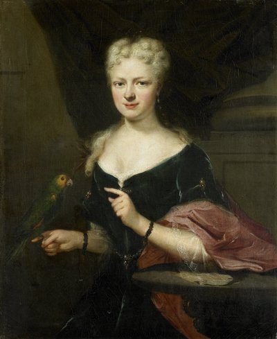 Portret van Maria Magdalena Stavenisse, vrouw van Jacob de Witte van Elkerzee, raadslid van Zierikzee door Cornelis Troost