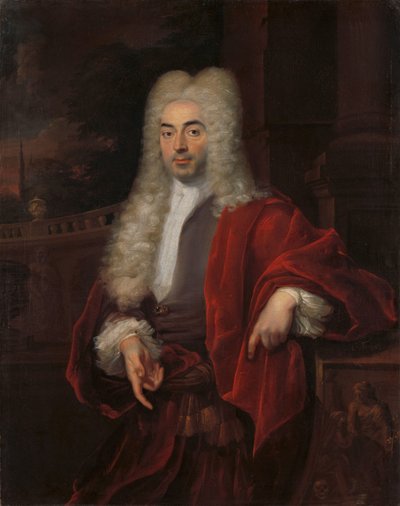 Portret van een man door Cornelis Troost