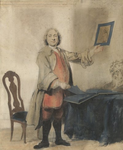 Portret van Cornelis Bouman door Cornelis Troost