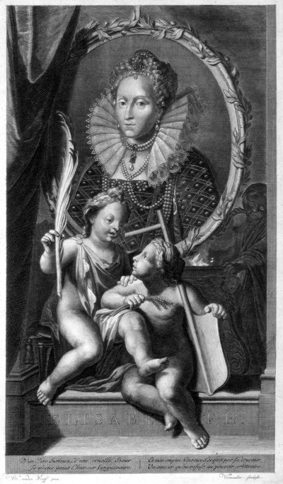 Elizabeth I, Koningin van Engeland en Ierland door Cornelis Vermeulen