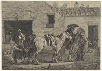 Hoefsmid door Cornelis Visscher (II)