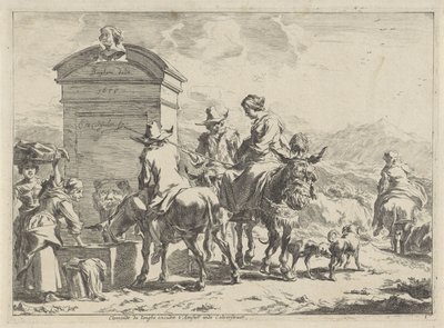 Rustplaats Landschappen door Cornelis Visscher (II)