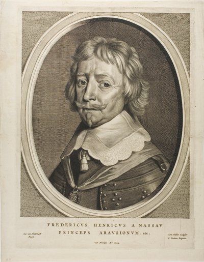 Frederik Hendrik, Prins van Oranje, uit Negen Portretten door Cornelis Visscher